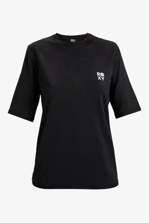 Roxy Kurzärmliges, Lang Geschnittenes Surf-t-shirt – Women Core Basics-serie für Damen - XS
