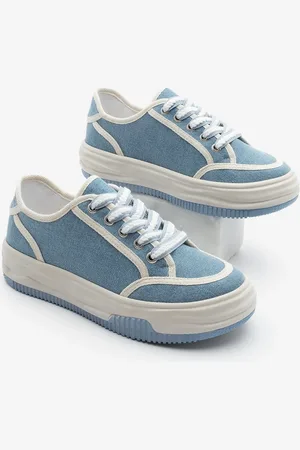 Marjin Sneaker Zum Schnüren, Leinen-sportschuhe, Dofkin Blue Denim für Damen - 40