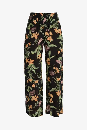 Roxy Strandhosen – Leichter Crinkle-viskose-stoff (110 G/m2) für Damen - L