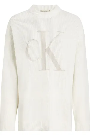 Calvin Klein Ck Intarsia High Neck Sweater für Damen - S