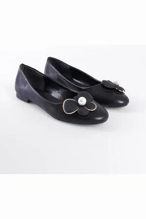 Capone Outfitters Ballerinas Mit Perlen-blumen-accessoires für Damen - 39