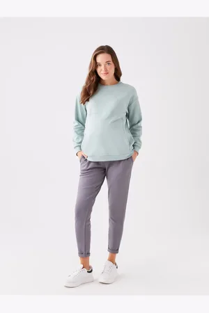 LC Waikiki Lcw – Gerade Umstands-jogginghose Mit Baucheinsätzen für Damen - M