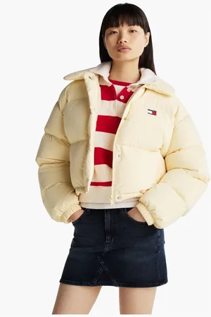Tommy Hilfiger Tjw Crp Badge Collar Down Puffer – Bequemer Schnitt - M