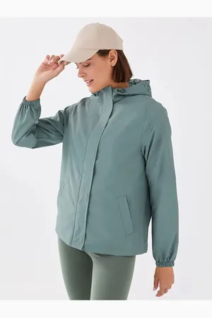 LC Waikiki Lcw Outdoor-regenmantel Mit Kapuze Und Reflektor-aufdruck, Langärmelig für Damen - 38