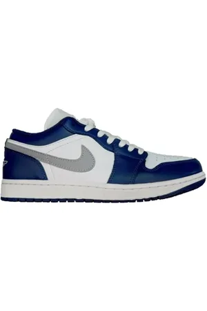Nike Marineblau-weiße Schnürschuhe für Herren - 47,5