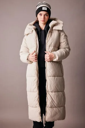 DeFacto Langer Pufferjacke-parka – Wasserdicht Und Mit Kapuze A4106ax23cw für Damen - M