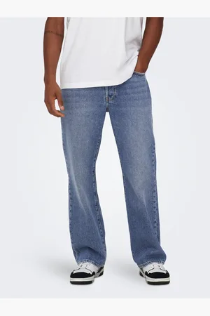 Only & Sons Onsfade Medium Blue Denim – Mb 6781 Tai Dnm Noos Loose Fit für Herren - 33/32