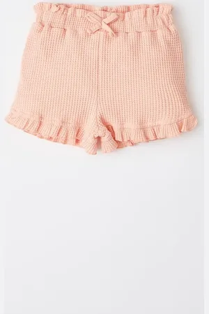 DeFacto Baby-shorts Mit Paperbag-passform Und Waffelstruktur Für Mädchen für Damen - 2–4 Jahre