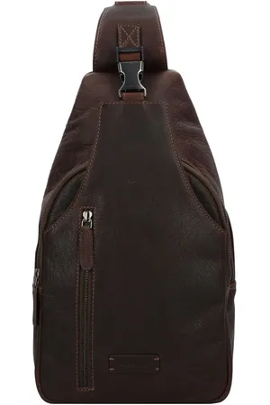 Jack kinsky Porto 12 Umhängetasche Leder 38 Cm für Herren - One Size