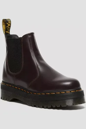 Dr. Martens Weinrote Stiefel Und Stiefeletten für Damen - 41