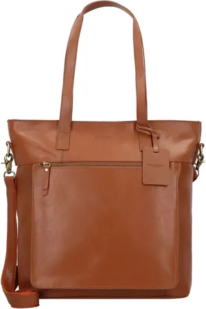 Burkely 36 Cm Vintage Jade Leder Schultertasche Laptop Fach für Damen - One Size