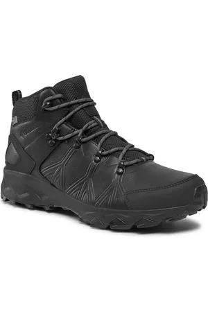 Columbia Stiefel Wanderschuhe Peakfreak Ii Mid Outdry Leather 2044251 Bm6754 010 Black Graphit für Herren - 43