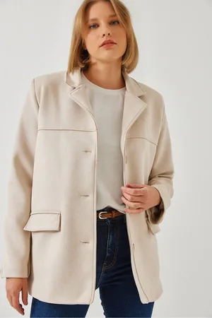Bianco Lucci Wildlederjacke 2608 – Bezug Mit Details, Modell-nr.: für Damen - 36