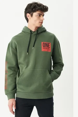 Lee Loose Fit Relaxed Fit Kapuzen-raster- -sweatshirt für Herren - XL
