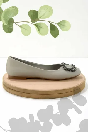 Disney Matte Wassergrüne Satin-ballerinas 01641121338 für Damen - 37