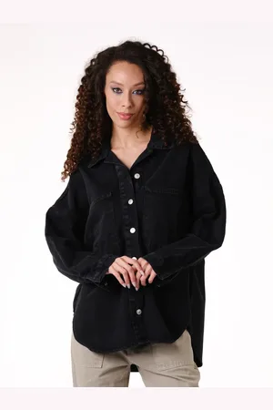 Novita Schwarze Oversize-jacke für Damen - M