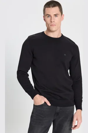 Wrangler Regular Fit Strickwaren Mit Rundhalsausschnitt für Herren - 2XL
