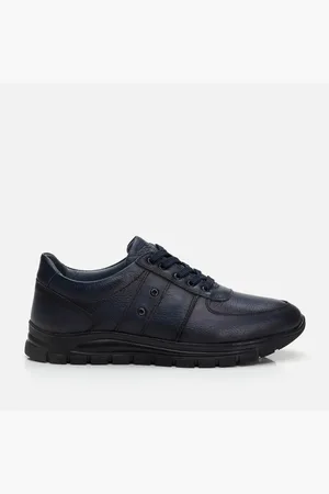 Hotic Marineblaue Sportschuhe Aus Echtem Leder für Herren - 40
