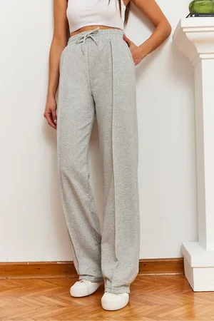 Bianco Lucci Lässige Jogginghose Mit Weitem Bein 2396 für Damen - L