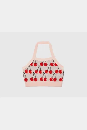Benetton Mädchen Mix Fruit Gemustertes Strickoberteil Mix für Damen - 8–9 Jahre