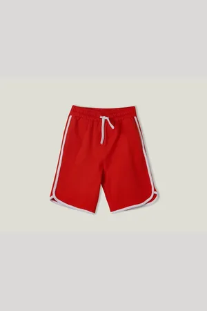 Benetton Shorts Aus Gekämmter Baumwolle Mit Seitlichem Streifenetikett Und Logo Für Jungen In für Herren - 7–8 Jahre