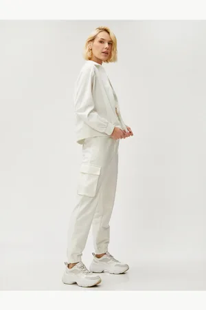 Koton Jogger-cargo-jogginghose Mit Tasche Und Bindebund für Damen - L