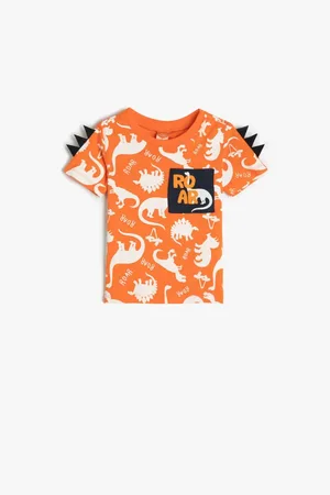 Koton Orangefarbenes T-shirt Für Babys (jungen) – 4smb10029tk für Herren - 9–12 Monate