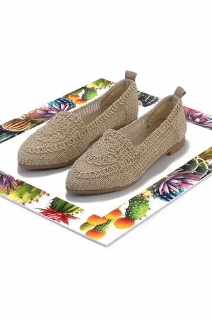 Disney Kamel Gestrickte Ballerinas – K 01792015416 für Damen - 36