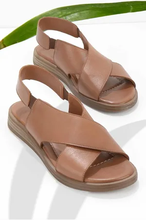 Disney Braune Sandalen Aus Echtem Leder K 05906131403 für Damen - 37