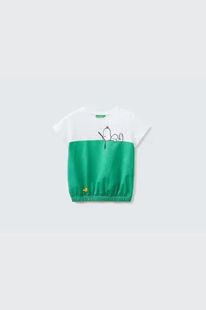 Benetton T-shirt Mit Snoopy-print Und Farbblockdesign Für Mädchen für Damen - 5–6 Jahre