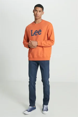 Lee Regular Fit Normaler Schnitt 100 % Baumwolle Rundhals-sweatshirt für Herren - 3XL