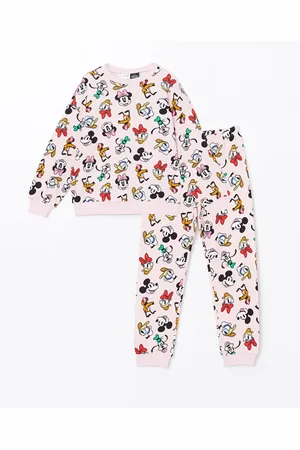 LC Waikiki Pyjama-set Für Mädchen Mit Mickey-mouse-aufdruck Und Rundhalsausschnitt für Damen - 12–13 Jahre