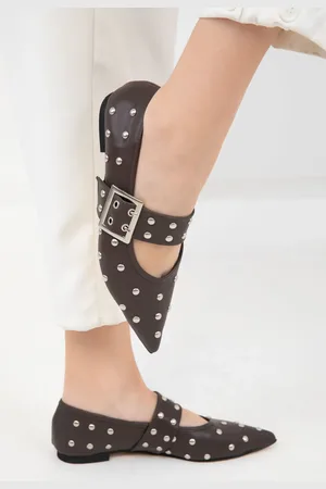 SOHO Ballerinas , Modell , Braune Farbe für Damen - 38