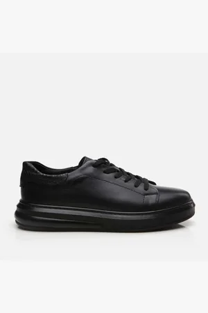 YAYA Schwarze Freizeitschuhe Aus Echtem Leder für Herren - 42
