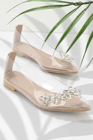 Disney Hautfarbene Ballerinas Aus Pvc 23 für Damen - 36
