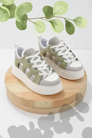 Disney Grün Wildleder Sneaker K 01545003802 für Damen - 39