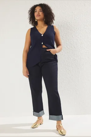 Trendyol Dunkelblaue, Hoch Dehnbare Skinny-jeans für Damen - 50