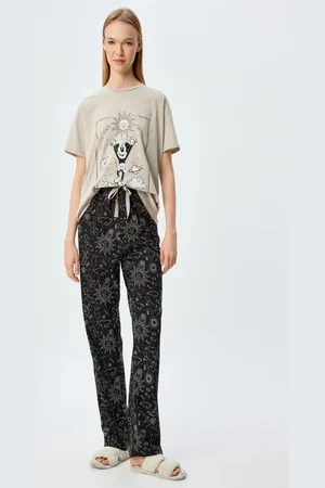 Koton Graues Pyjama-set für Damen - XS