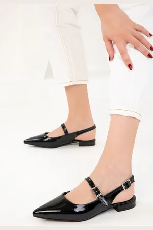 SOHO Schwarzes Lackleder Babet für Damen - 38