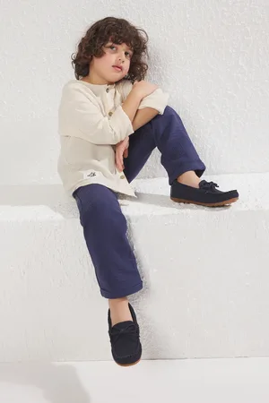 Trendyol Marineblauer, Detaillierter Kinder-loafer Für Große Jungen Mit Schnürung für Herren - 28