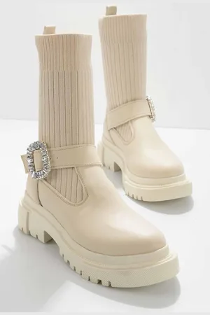 Disney Beigefarbene Stiefel Und Stiefeletten 02578002109 für Damen - 39