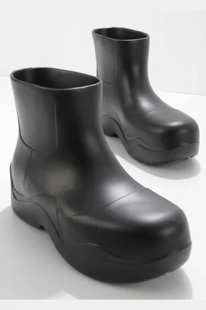 Disney Schwarze Pvc-stiefel Und Booties 23 für Damen - 36