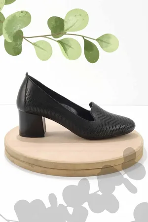 Disney Klassische Schuhe Mit Absatz Aus Schwarzem Echtleder K 01531199703 für Damen - 37