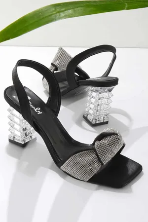 Disney Sandalen Aus Schwarzem Satin K 05140666638 für Damen - 37