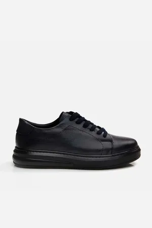 YAYA Marineblaue Freizeitschuhe Aus Echtem Leder für Herren - 43