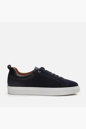Hotic Marineblaue Freizeitschuhe Aus Echtem Leder für Herren - 40