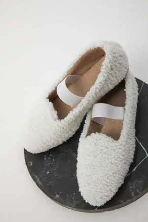 SOHO Weiße Ballerinas , Modell . für Damen - 40