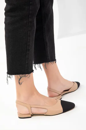 SOHO Hautschwarze Ballerinas für Damen - 38