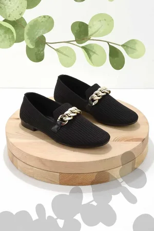 Disney Schwarze Strick-loafer-schuhe K 01320301882 für Damen - 38