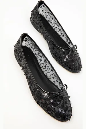 SOHO Schwarze Ballerinas für Damen - 36